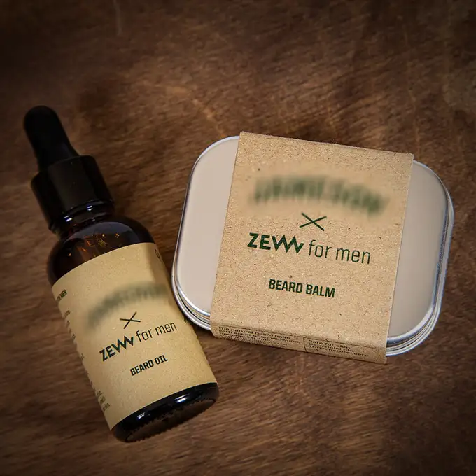 ZEW x JAMESON - Regenerujący zestaw brodacza, olejek, balsam i kartacz