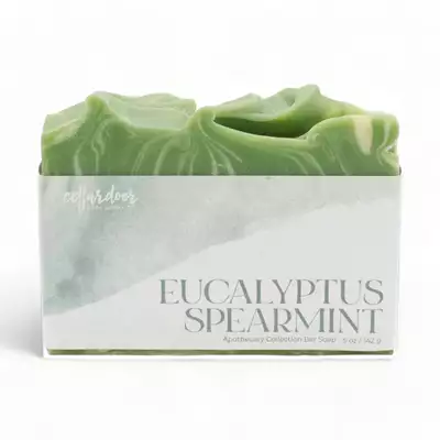 Cellar Door Eucalyptus Spearmint - Perfumowane mydło w kostce o zapachu eukaliptusa i mięty pieprzowej 142g