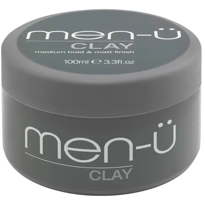 men-u clay - glinka do stylizacji włosów o zapachu arbuza - matowe wykończenie/średni chwyt 100ml