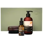 Beviro - Cinnamon Season Beard Care Kit - Zestaw do pielęgnacji brody (olejek, szampon oraz szczotka)