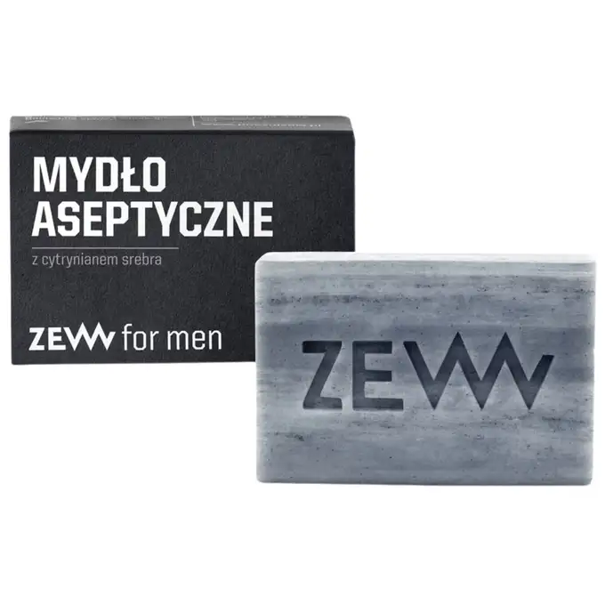 ZEW - męskie mydło aseptyczne z cytrynianem srebra 85ml
