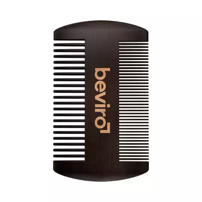 Beviro Beard comb pear wood - grzebień do brody z drewna gruszy