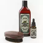 Pan Drwal Zestaw original grooming kit - Żel pod prysznic, kartacz oraz olejek do brody 30ml o oryginalnym męskim zapachu