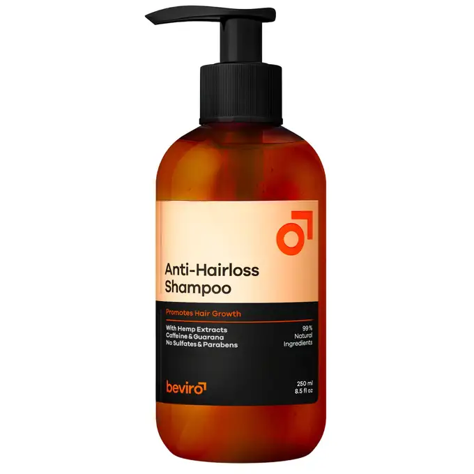 Beviro Anti-hairloss shampoo - Wzmacniający szampon do włosów z kofeiną i guaraną 250ml