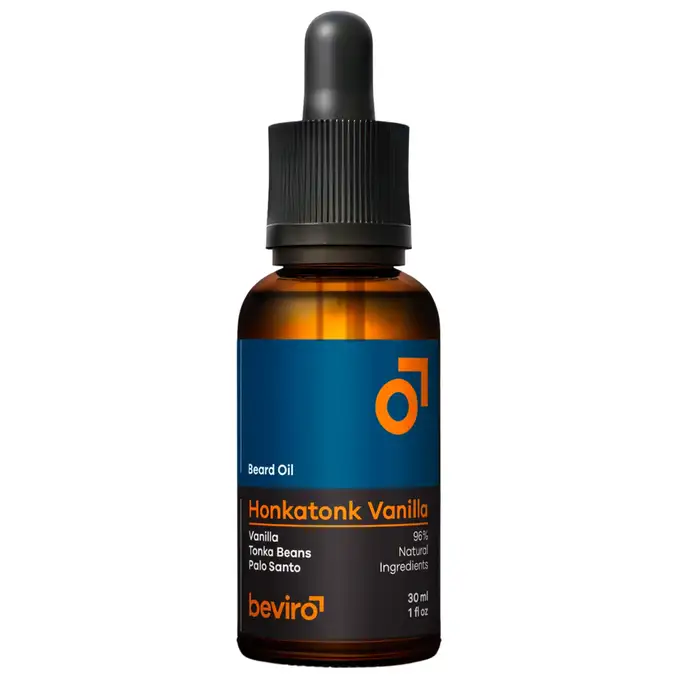Beviro Honkatonk vanilla beard oil - Olejek do brody o zapachu wanilii, tonki i palo santo 30ml