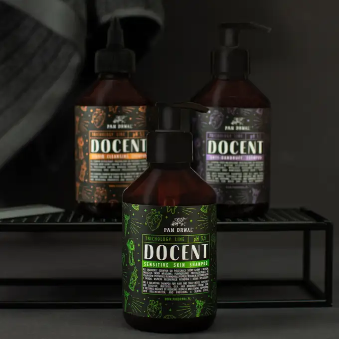 Pan Drwal Docent - Szampon do włosów skóra wrażliwa 250 ml