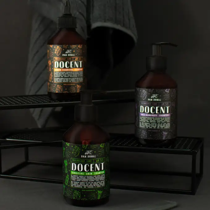 Pan Drwal Docent - Szampon do włosów skóra wrażliwa 250 ml