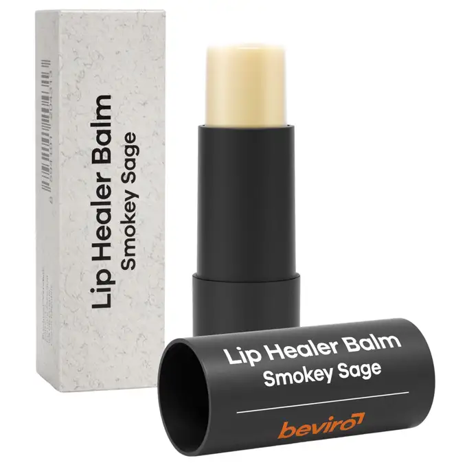Beviro Lip healer balm smokey Sage - Nawilżający balsam do ust w sztyfcie 4,2g