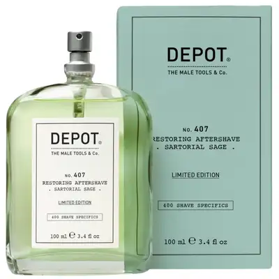 Depot 407 Nawilżający aftershave - edycja limitowana, sartorial sage 100ml