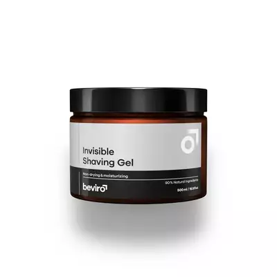 Beviro Invisible shaving gel - Przezroczysty żel do precyzyjnego golenia 500ml