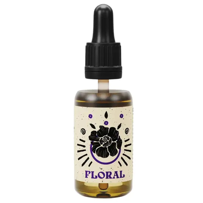 By Elementum mollis Floral - olejek do brody o zapachu białych kwiatów, porzeczki oraz mango 30ml