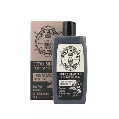 Men's Master Detox shampoo - Szampon wzmacniający do włosów z węglem aktywnym 260ml