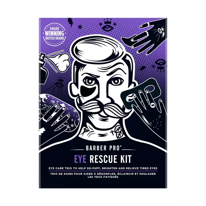 Barber Pro Eye rescue kit - Zestaw maseczek do pielęgnacji i na rozluźnienie skóry wokół oczu