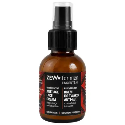 ZEW - Essential care - Regenerujący krem do cery tłustej i mieszanej z czarną hubą i skwalanem 50ml