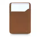 James Hawk Phone Wallet - Jasnobrązowy magnetyczny portfel na karty do iPhone