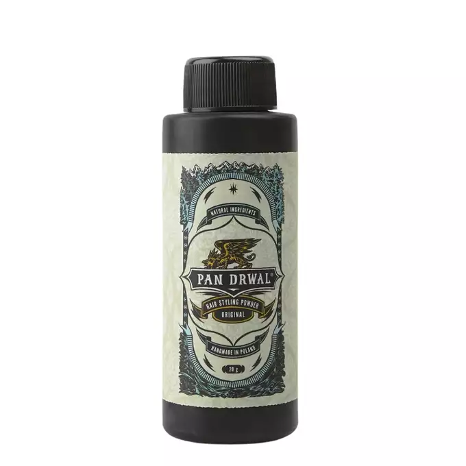 Pan Drwal Original - Puder do stylizacji włosów o męskim zapachu mięty i eukaliptusa 20 g