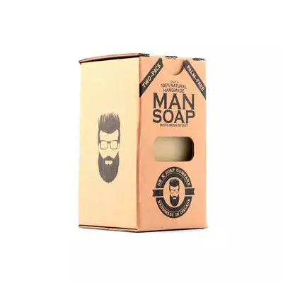 Dr K Soap Man Soap - naturalne mydło do ciała z dodatkiem irlandzkiego stouta 2x112g