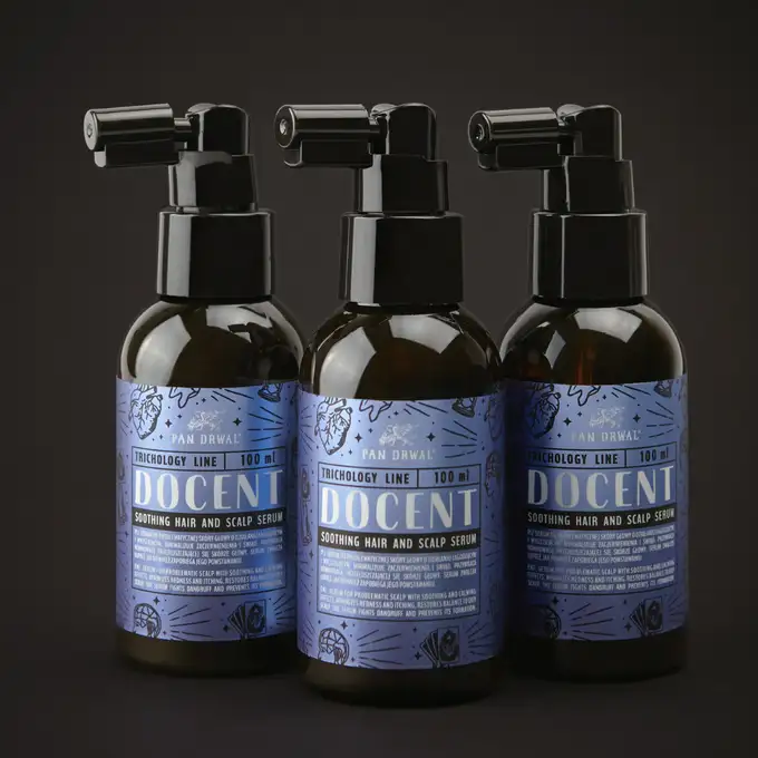Pan Drwal Docent - Serum do przetłuszczających się włosów oraz skóry głowy 100ml