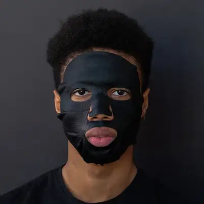 Barber Pro blemish control face sheet mask - maska do cery trądzikowej z niacynamidem