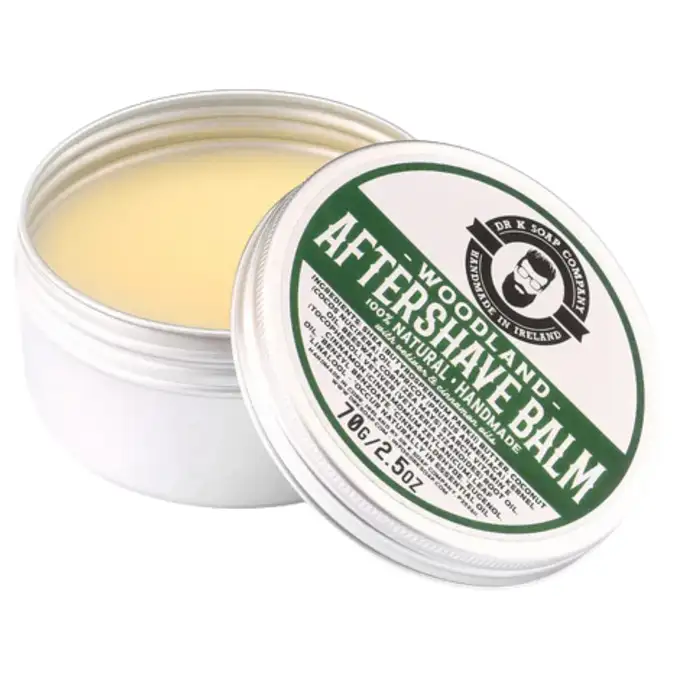 Dr K Soap Woodland aftershave balm - Balsam po goleniu o zapachu cedru, pomarańczy i sosnowych igieł 70 g