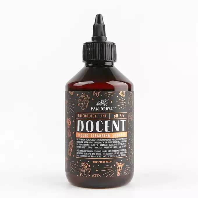 Pan Drwal Docent - Oczyszczający szampon do włosów 250 ml