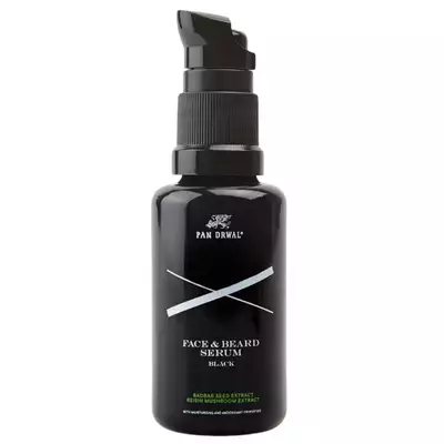 Pan Drwal Black - Serum do twarzy i brody 30 ml