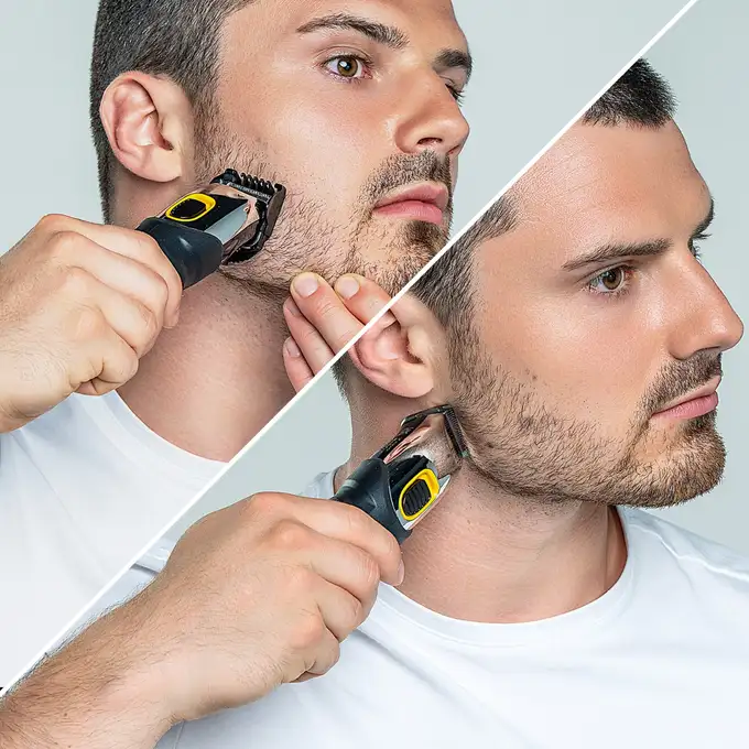 Wahl 9893-0440 Extreme grip trimmer - wodoodporna maszynka trymer włosów i zarostu z etui do przechowywania