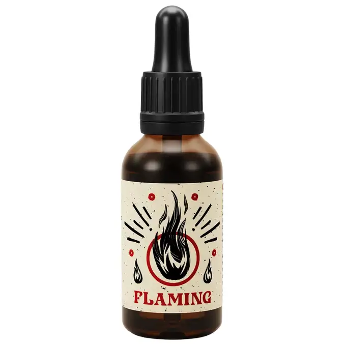 By Elementum mollis Flaming - olejek do brody o zapachu tytoniu, wanilii, chili i czekolady 30ml