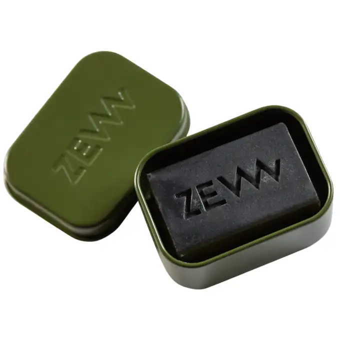 ZEW Zielona aluminiowa zamykana mydelniczka na mydła Zew for men