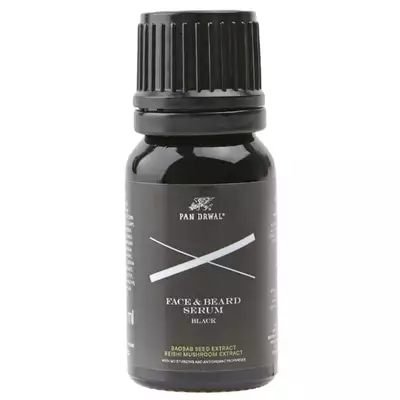 Pan Drwal Black - Serum do twarzy i brody 10 ml