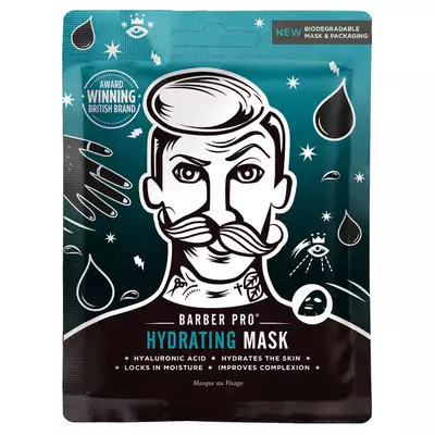 Barber Pro Hydrating face sheet mask - Nawilżająca maska do twarzy z kwasem hialuronowym