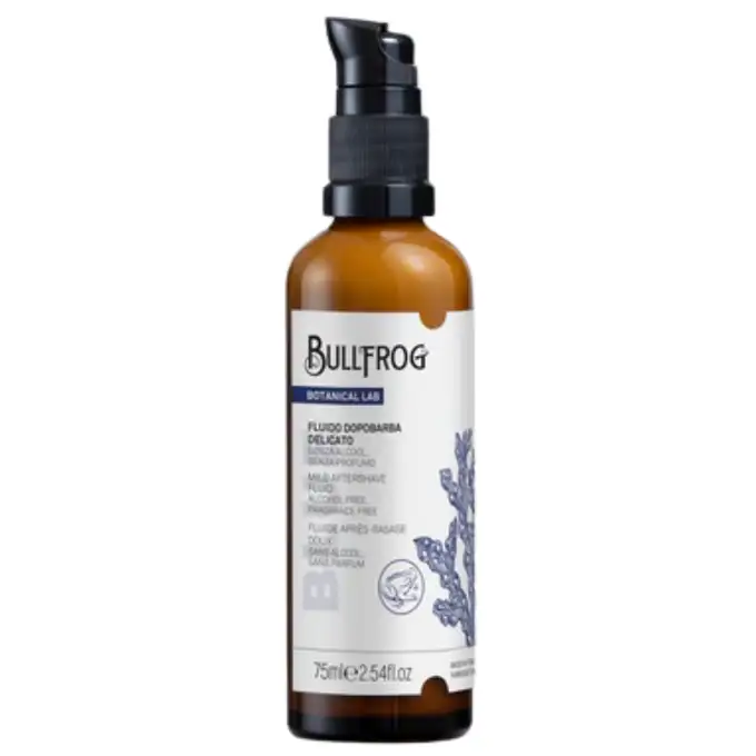 Bullfrog Mild Aftershave Fluid - Delikatny płyn po goleniu z ekstraktem z alg bez alkoholu 75ml