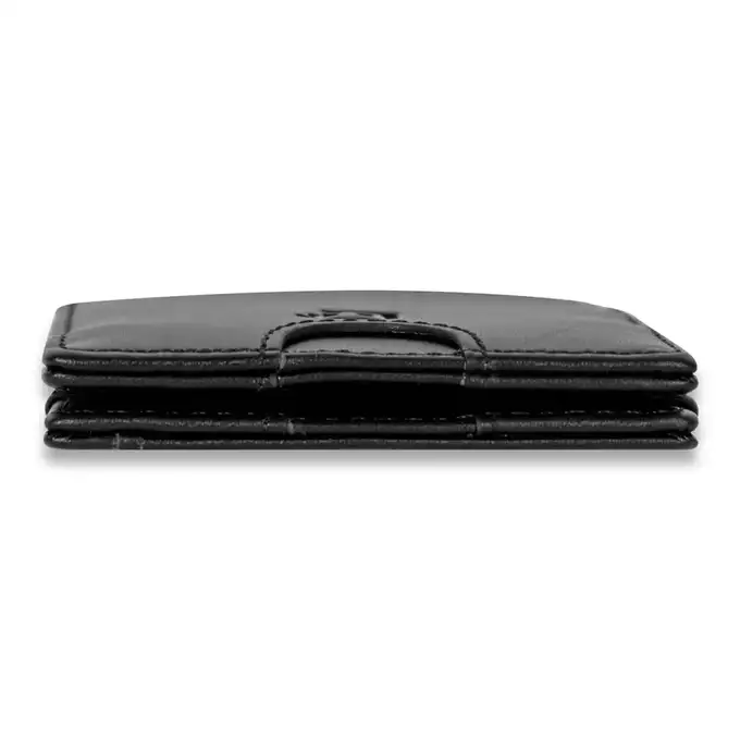 James Hawk Flip wallet black - Dwustronnie otwierany czarny portfel na karty