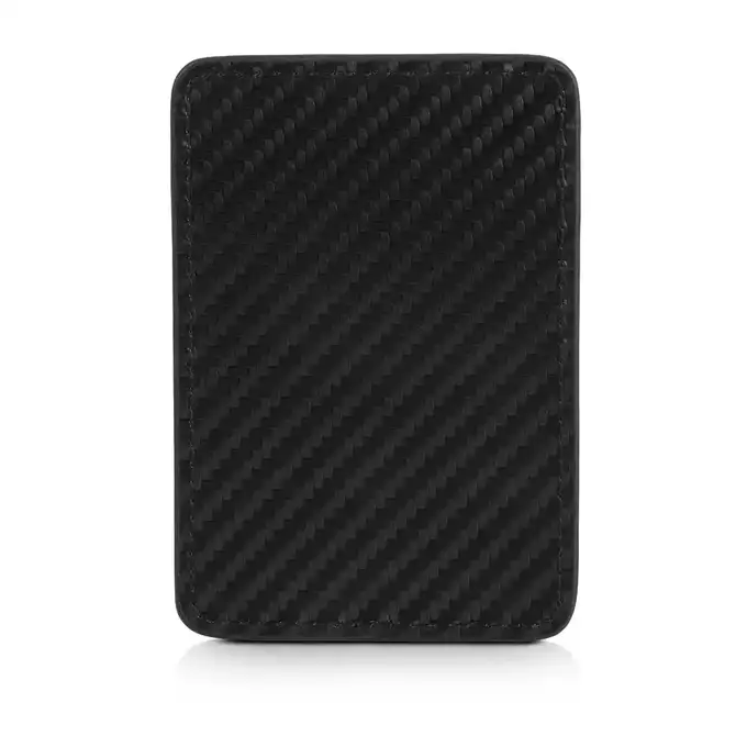 James Hawk Phone Wallet - Magnetyczny portfel na karty do iPhone z wzorem z carbonu