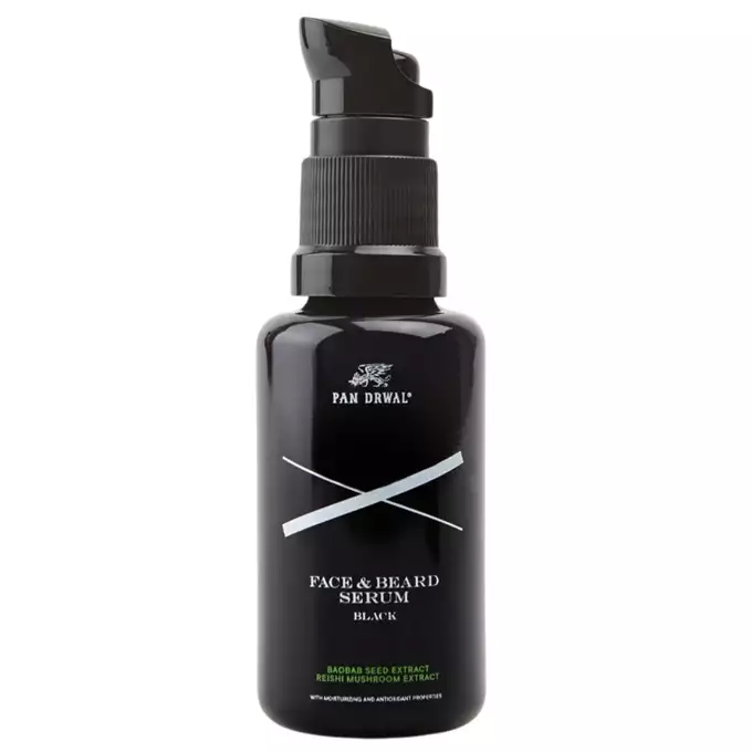 Pan Drwal Black - Serum do twarzy i brody 30 ml