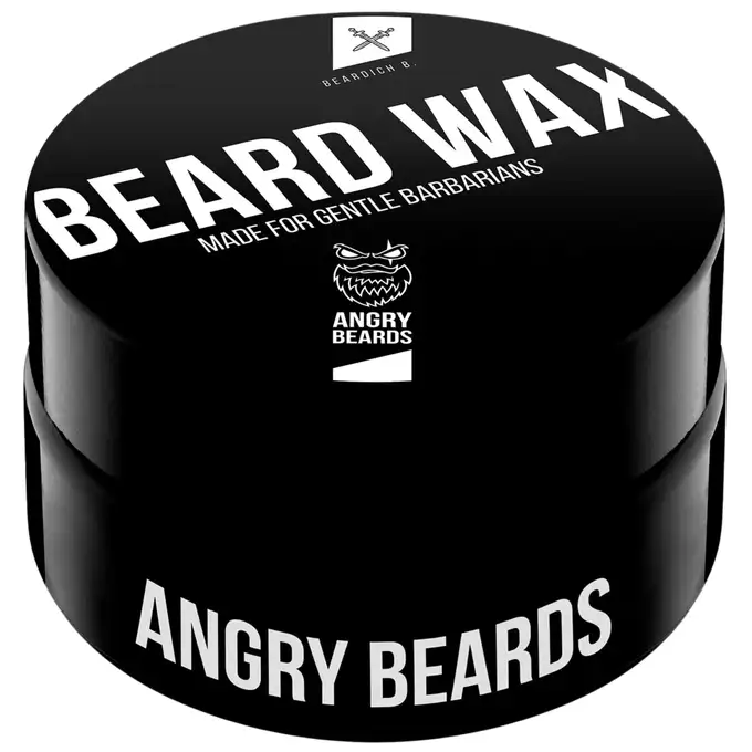 Angry Beards Beard Wax Beardrich B. - Wosk do brody, mocny chwyt i delikatny zapach bergamotki, jaśminu i ozonu 27g