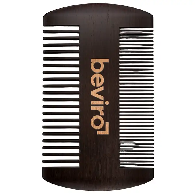 Beviro Beard comb pear wood - grzebień do brody z drewna gruszy