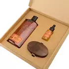 Pan Drwal Bulleit Bourbon Grooming Kit - Żel pod prysznic, kartacz oraz olejek do brody 30 ml
