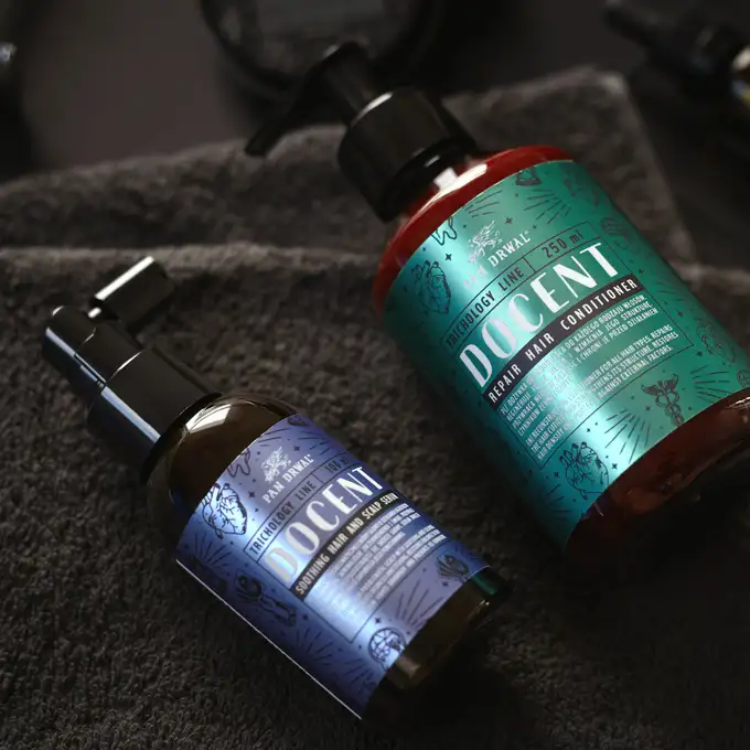 Pan Drwal Docent - Serum do przetłuszczających się włosów oraz skóry głowy 100ml