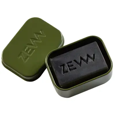 ZEW Zielona aluminiowa zamykana mydelniczka na mydła Zew for men