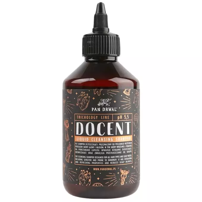 Pan Drwal Docent - Oczyszczający szampon do włosów 250 ml