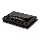 James Hawk Flip wallet black - Dwustronnie otwierany czarny portfel na karty