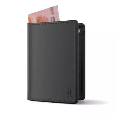 James Hawk TRAVEL Smart Wallet Black - Pojemny portfel turystyczny w kolorze czarnym