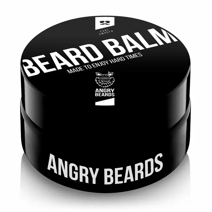 Angry Beards Balsam do brody Carl - lekki chwyt i zapach migdałów oraz drzewa sandałowego 46g