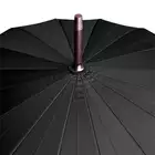 Betlewski - Duży czarny parasol półautomatyczny śr. 115cm