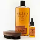 Pan Drwal Bulleit Bourbon Grooming Kit - Żel pod prysznic, kartacz oraz olejek do brody 30 ml