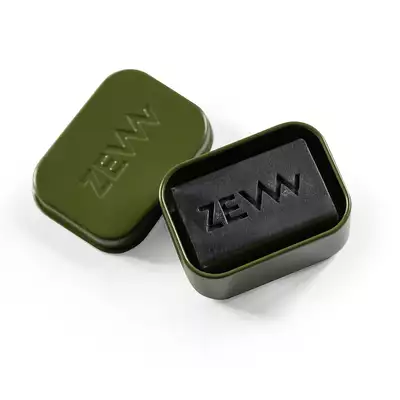 ZEW Zielona aluminiowa zamykana mydelniczka na mydła Zew for men