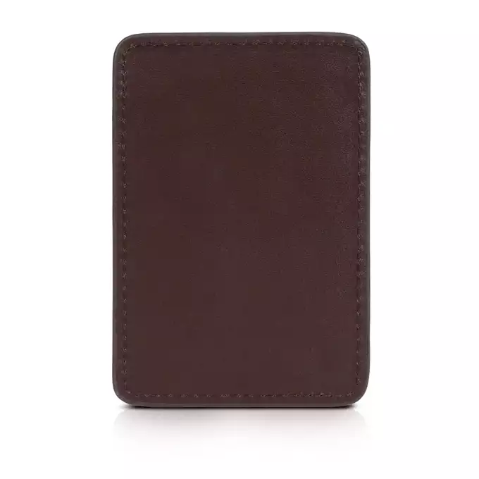 James Hawk Phone Wallet - Brązowy magnetyczny portfel na karty do iPhone