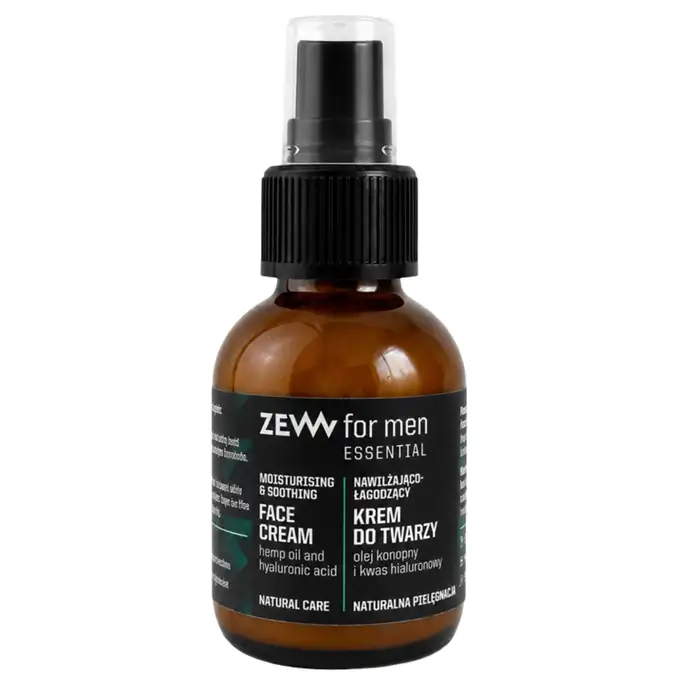ZEW - Essential care - Nawilżająco łagodzący krem do cery suchej z kwasem hialuronowym 50ml