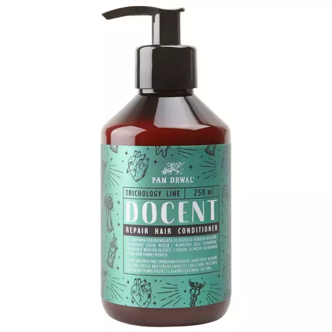 Pan Drwal Docent - Regenerująco wzmacniająca odżywka do włosów z pantenolem 250ml